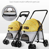 Foldable Breathable Pet Stroller