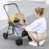 Foldable Breathable Pet Stroller