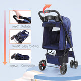 Lightweight Folding Pet Stroller