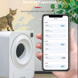 2.4G WiFi Connection APP Remote Control Automatic Cat Litter Box