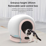 Self-cleaning Automatic Cat Litter Box Low Noise Smart Cat Toilet