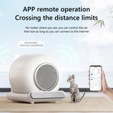 Upgraded APP-controlled Self-cleaning Smart Cat Litter Box